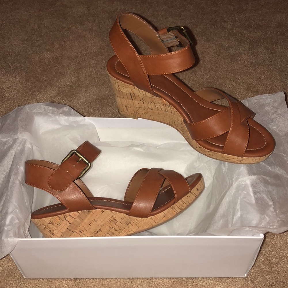 Brown Cork Wedges